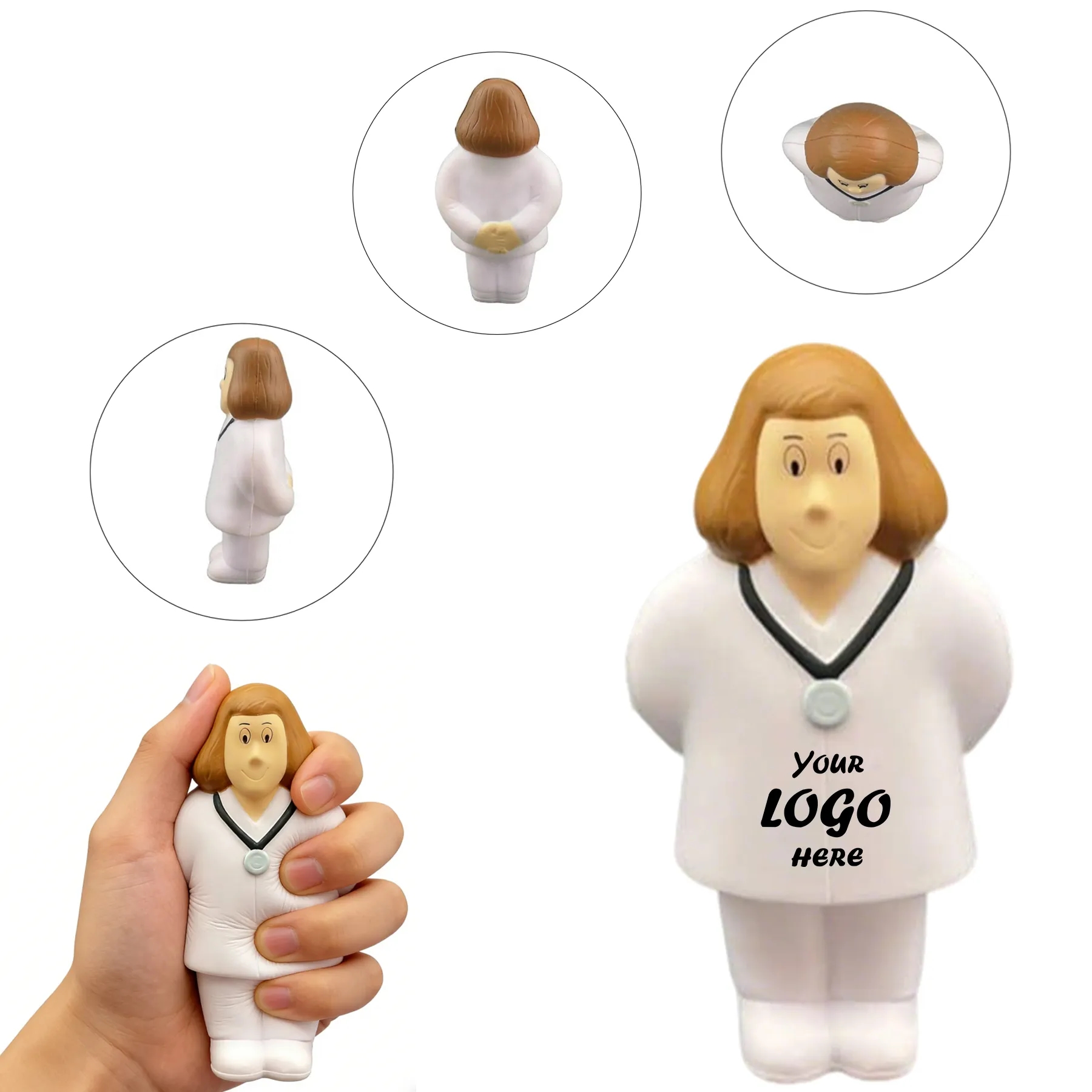 Custom Doctor Stress Ball Healthcare Promo Gift