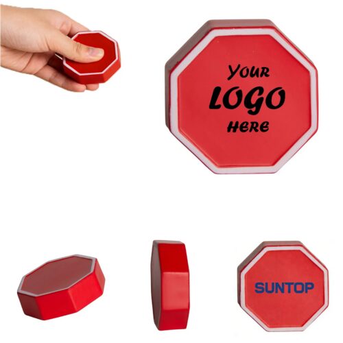 PU Foam Stop Sign Shaped Stress Relief Ball