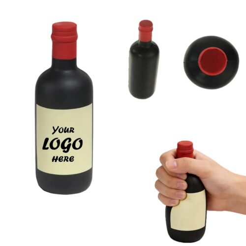 PU Foam Wine Bottle Shaped Stress Relief Ball