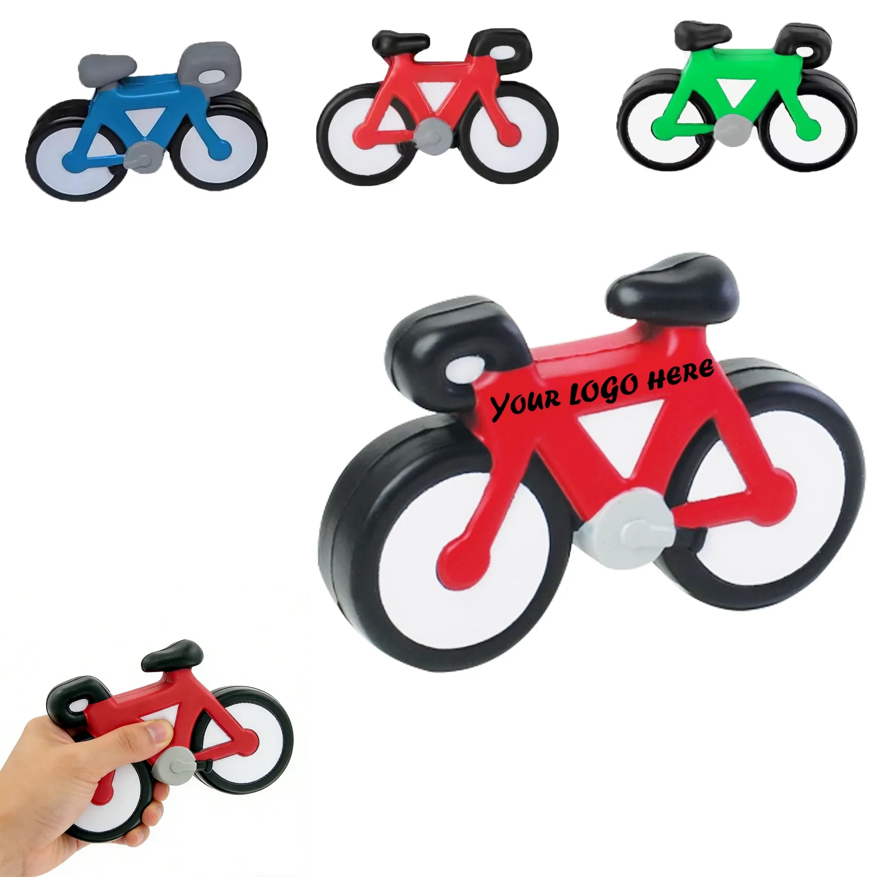 PU Foam Bicycle Shaped Stress Relief Toy Ball