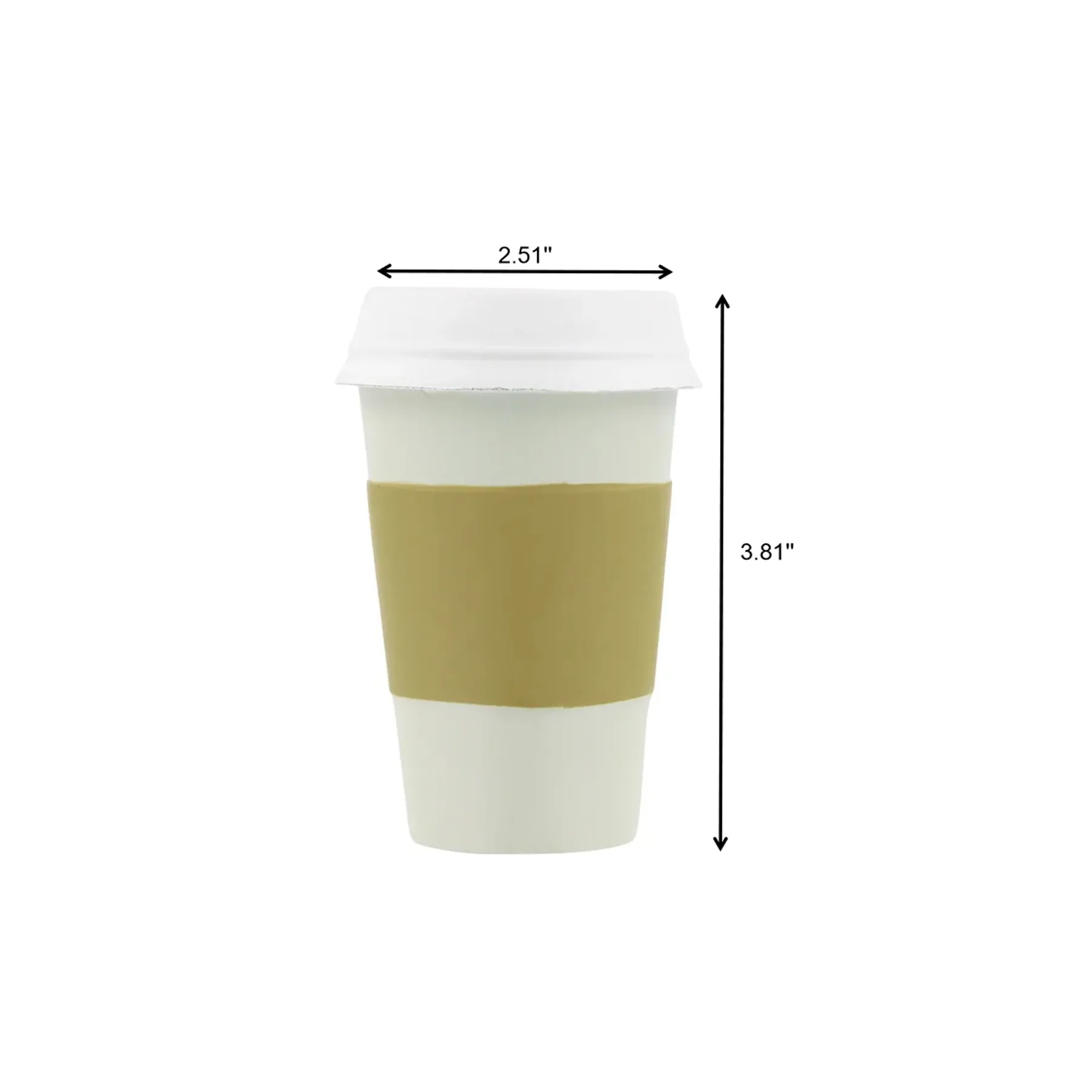 PU Foam To Go Coffee Cup Stress Relief Ball - Image 2