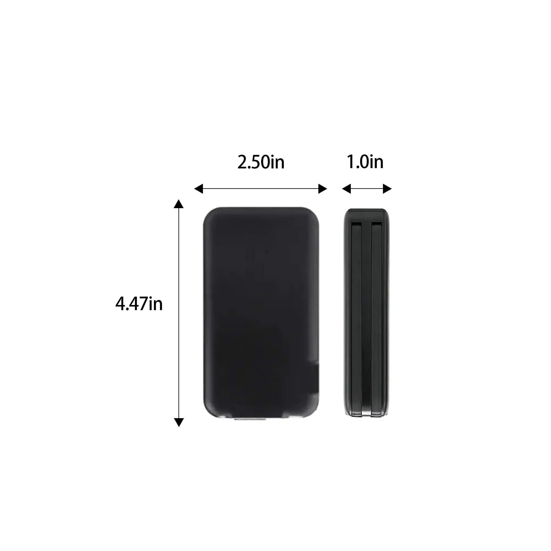 All-In-One 10000mAh Corded Power Bank With Display - Image 2