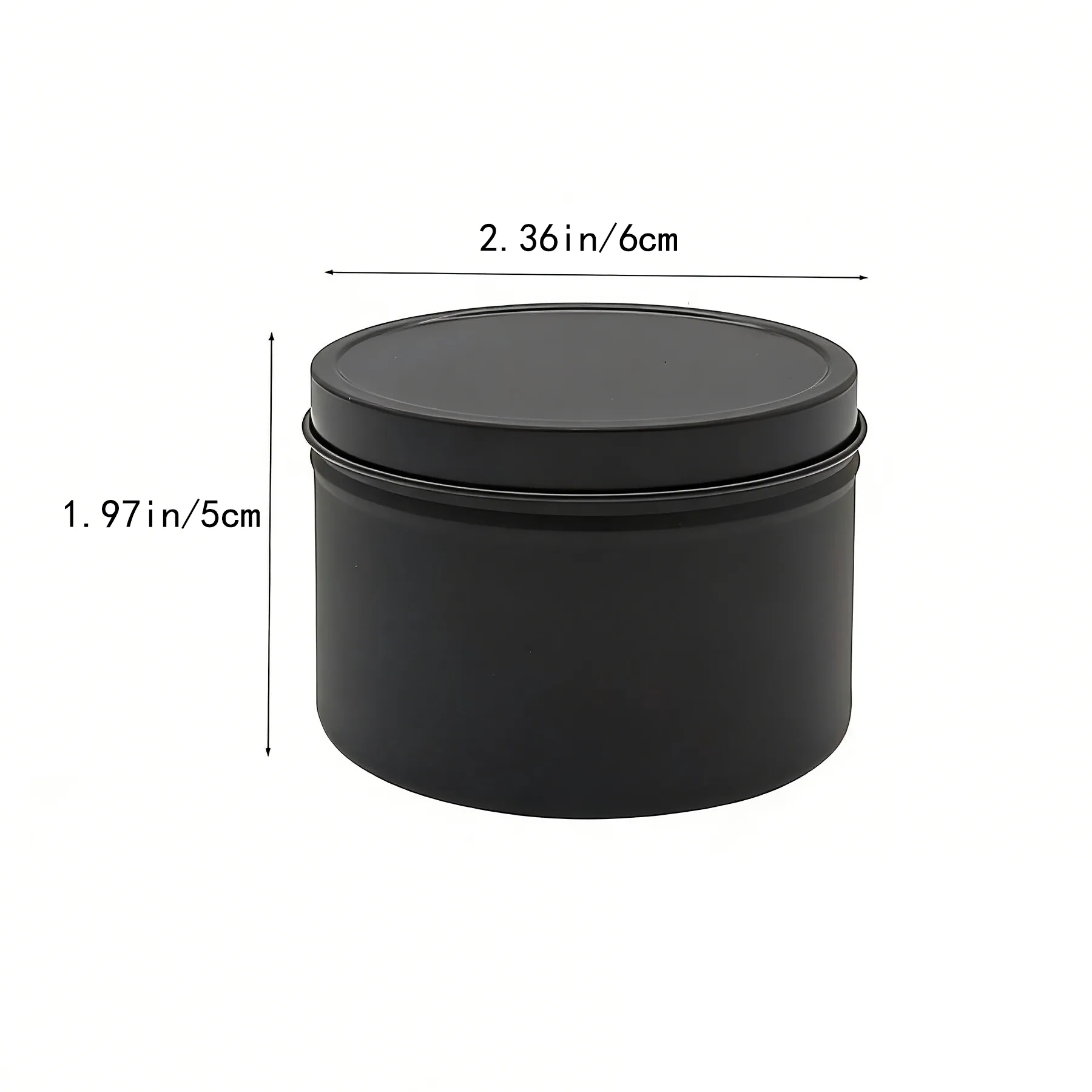 Scented Soy Wax Candle In Tin With Custom Lid Print - Image 2
