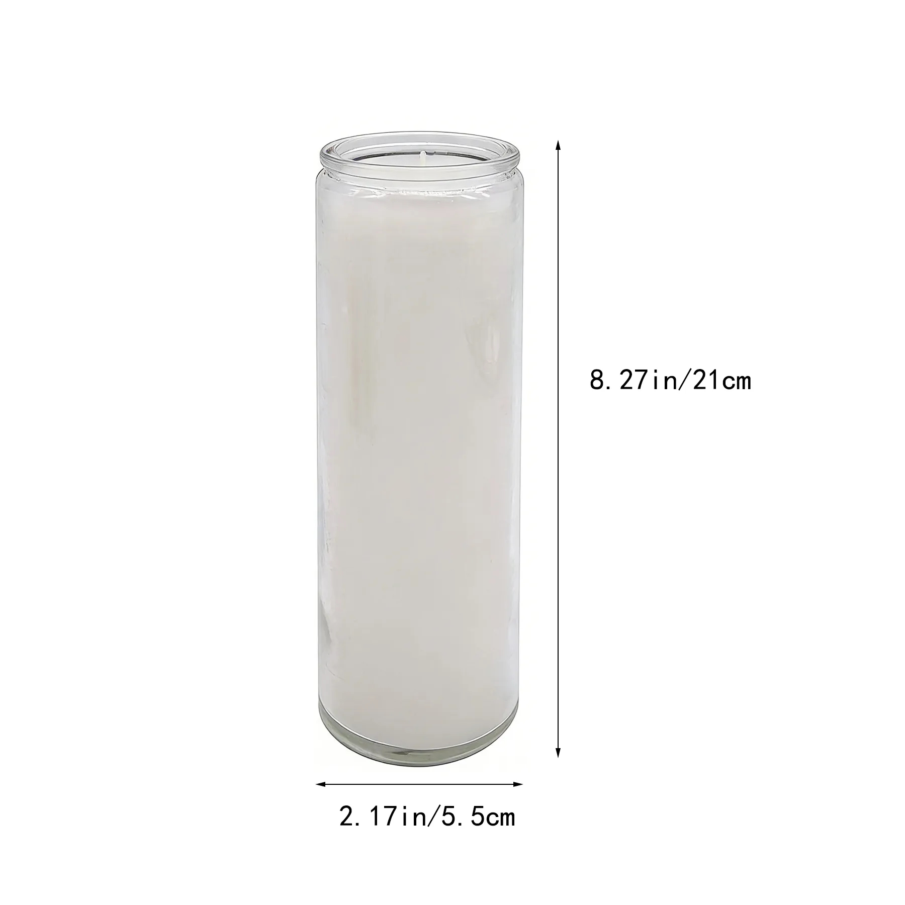 16 Oz Custom Prayer Candle In Glass Jar With Full Wrap Label - Image 2