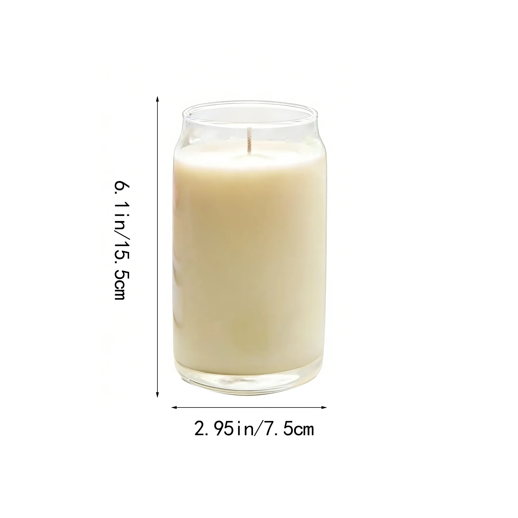 16 Oz Beer Can Glass Soy Candle With Direct Print Decoration - Image 2