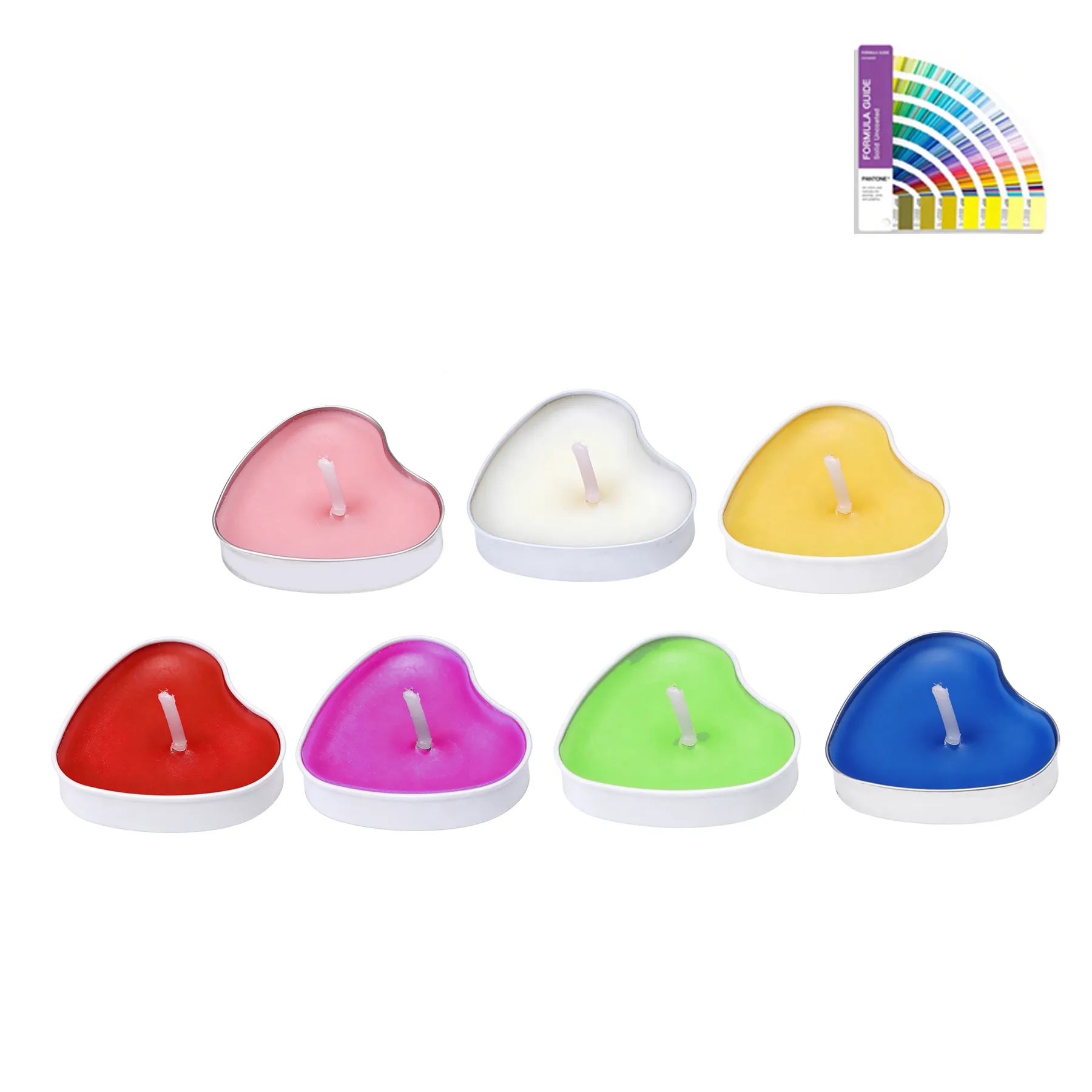Heart Shaped Soy Candle In Giftable Metal Tin Case - Image 3