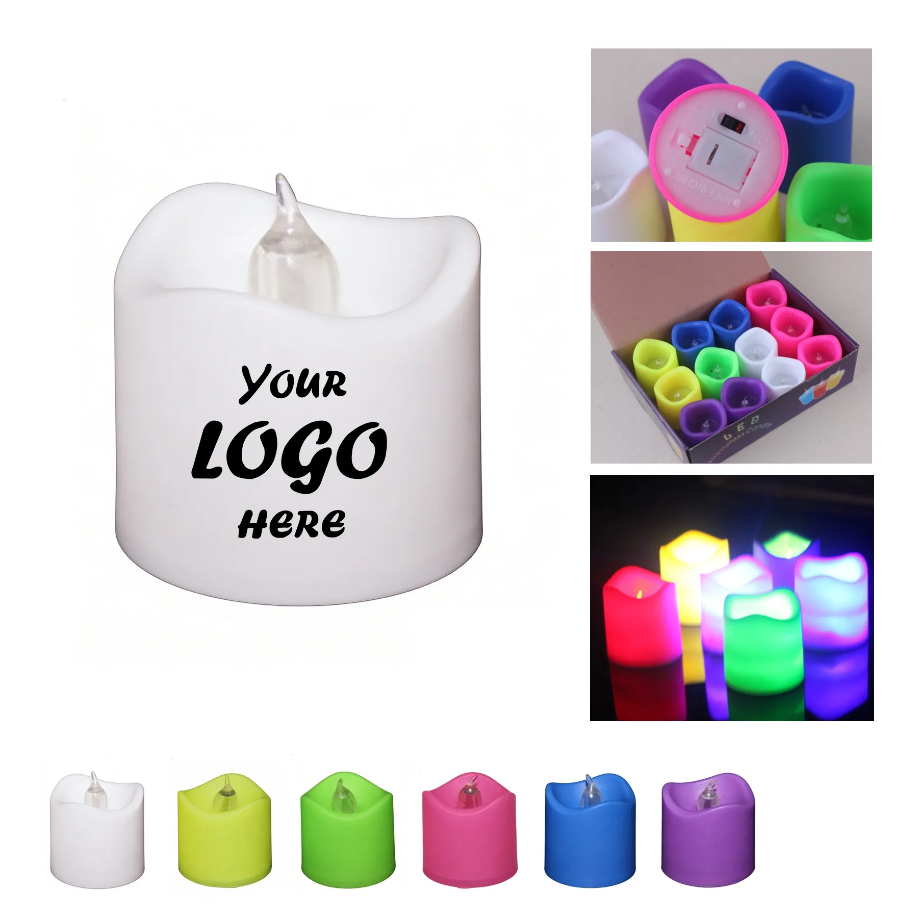 Battery Operated LED Candle With Flickering Light