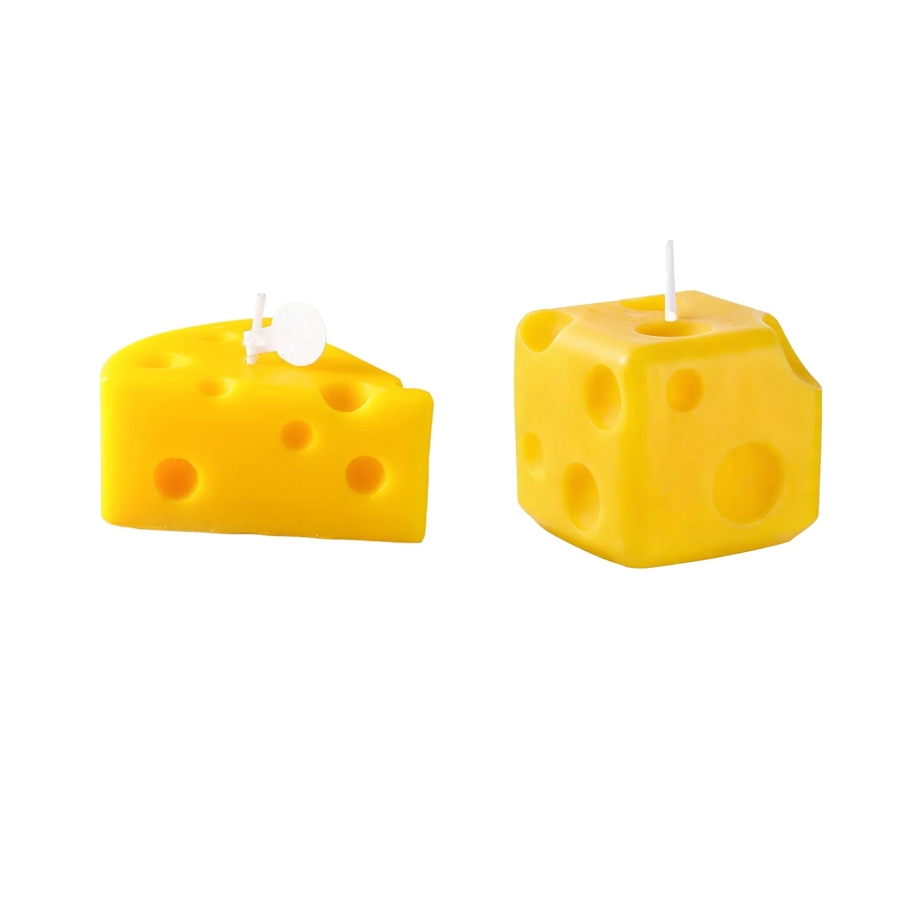 Cheese Shaped Scented Candle In Giftable Box Format - Image 3