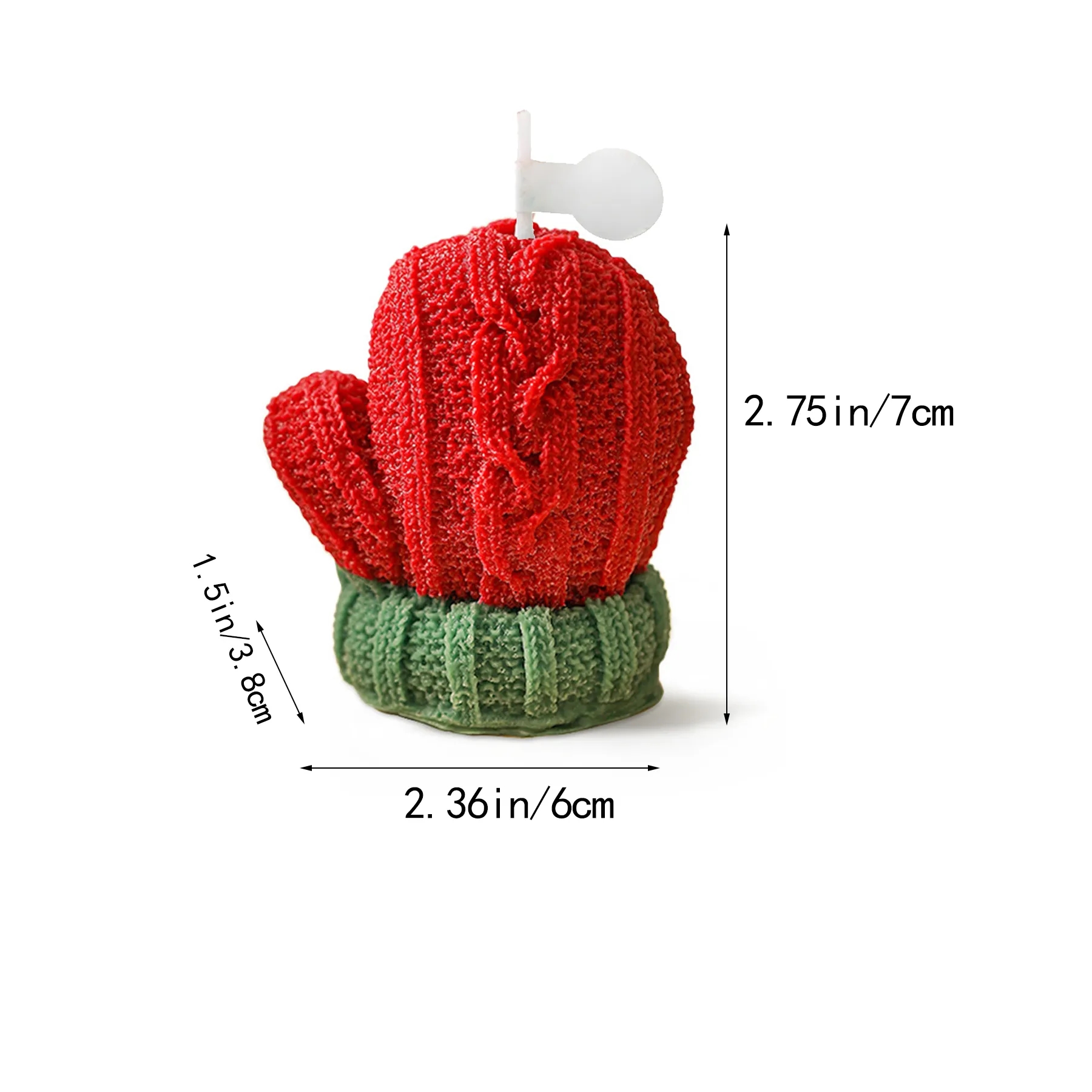 Christmas Glove Shaped Scented Candle In Mini Size - Image 2
