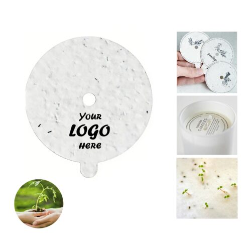 Plantable Seed Paper Candle Dust Cover Full Color