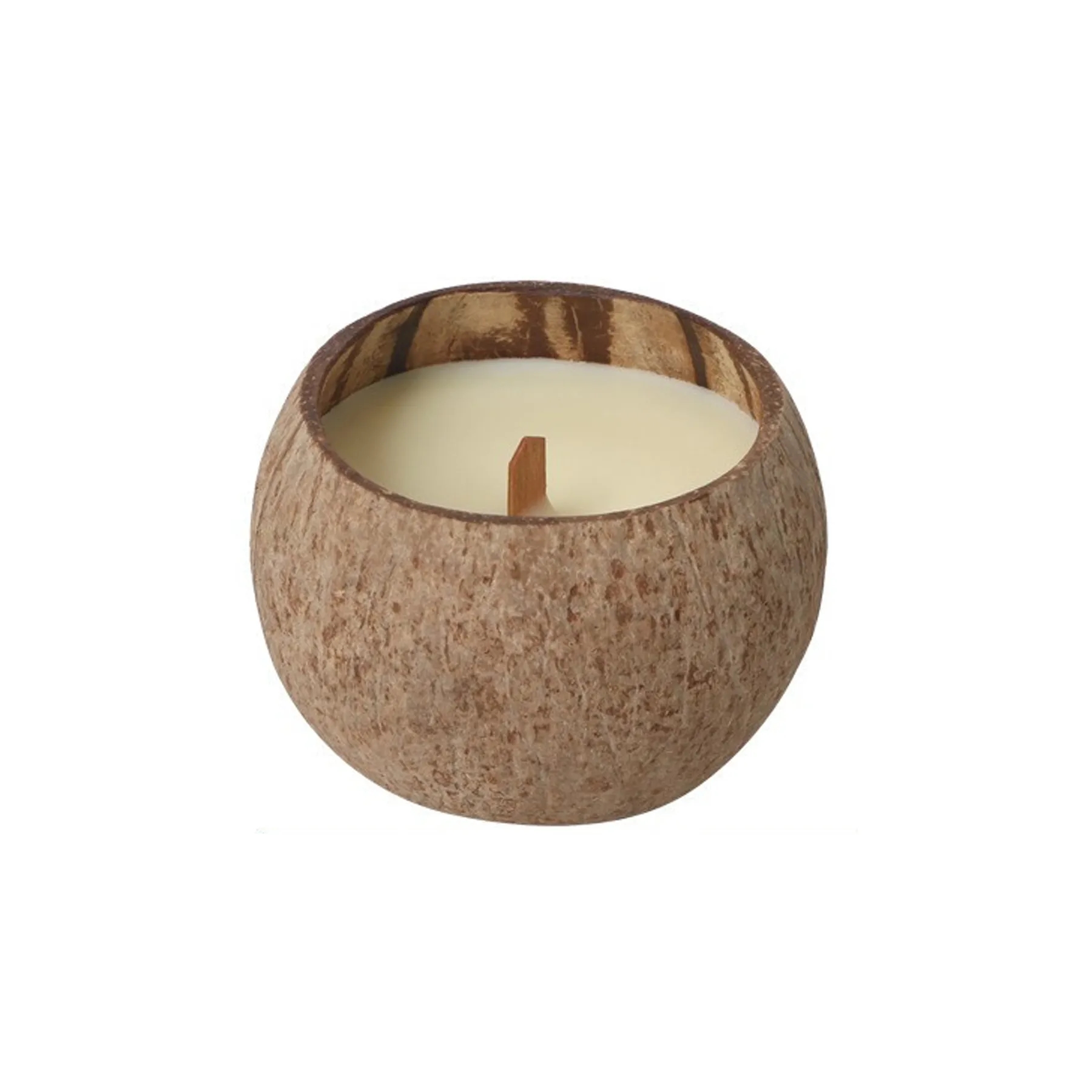 Soy Coconut Candle In Natural Shell Gift Kraft Box - Image 3