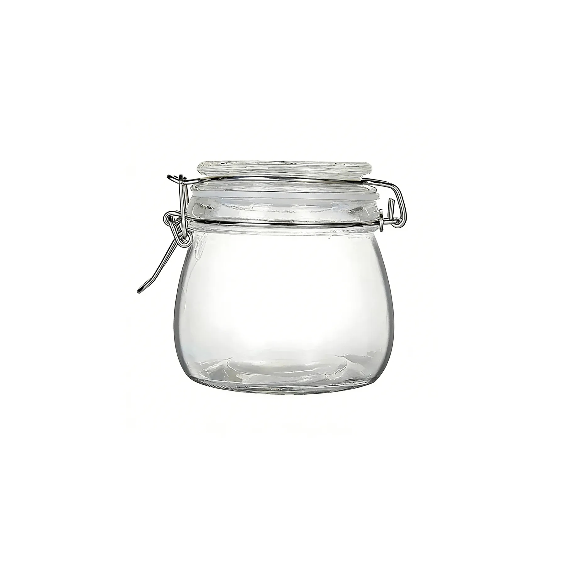 16 Oz Glass Food Storage Jar With Locking Clamp Lid - Image 3