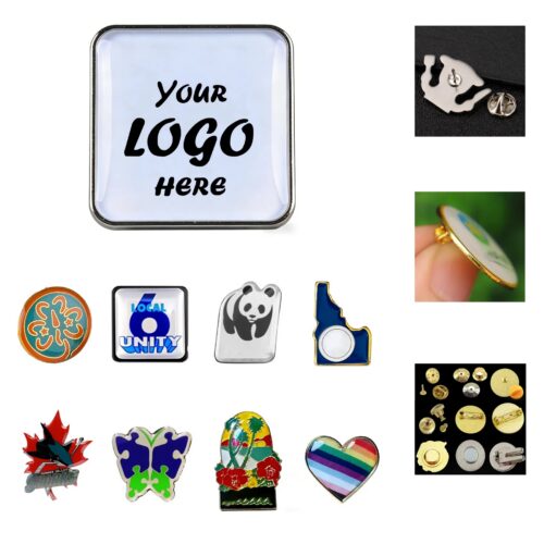 2" Offset Printed Pricebuster Lapel Pin With Epoxy Dome