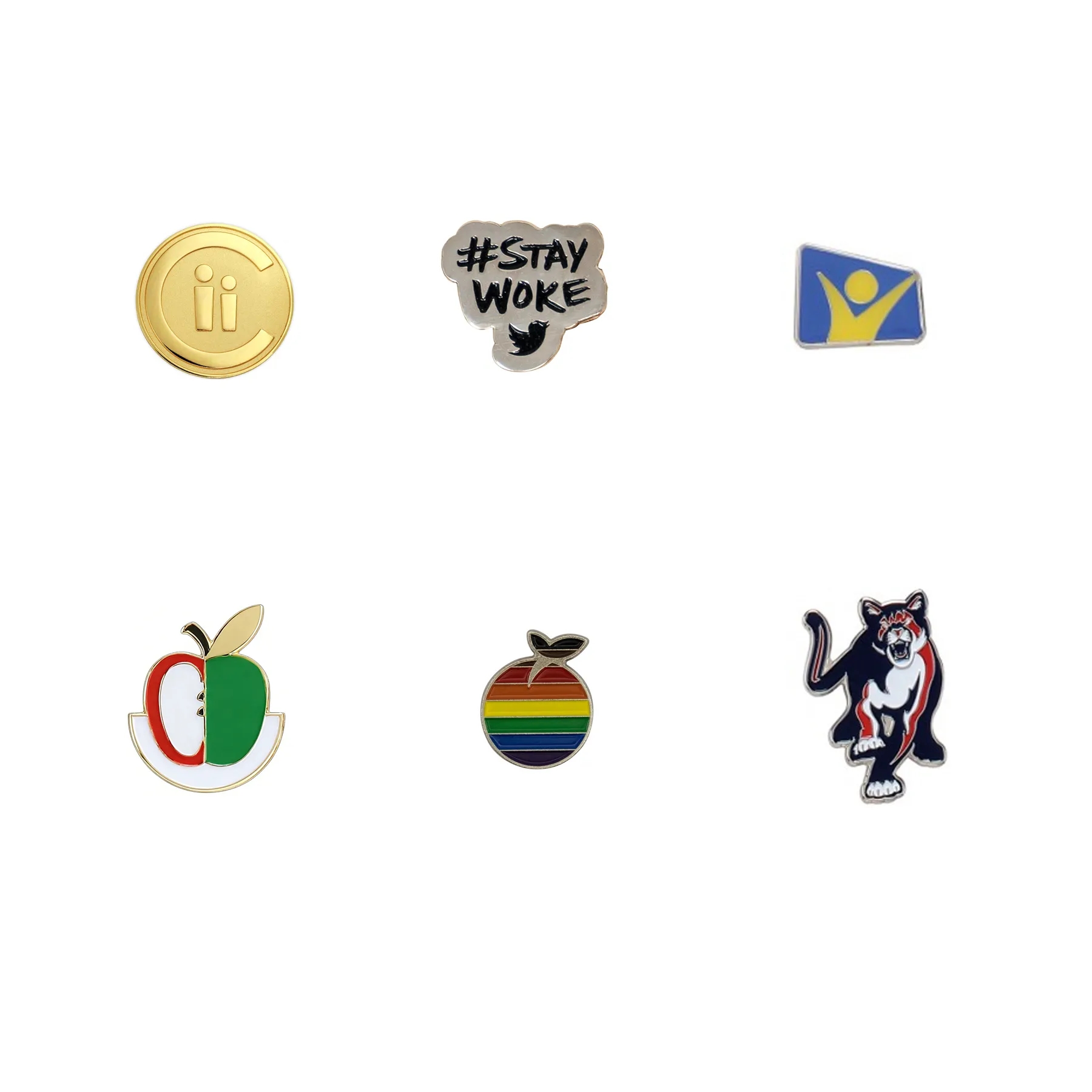 1.75" Die Struck Soft Enamel Lapel Pin - Image 3