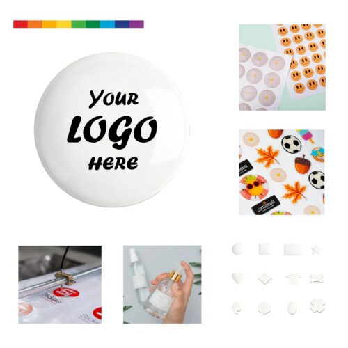 4inch Premium Domed Vinyl Stickers With Epoxy Resin Finish