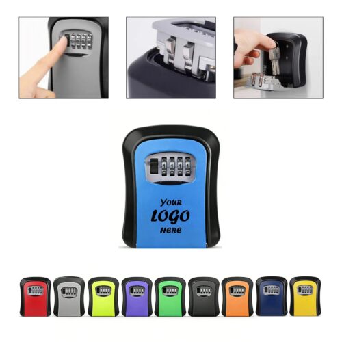 Secure Outdoor Combination Key Lock Box With Cover