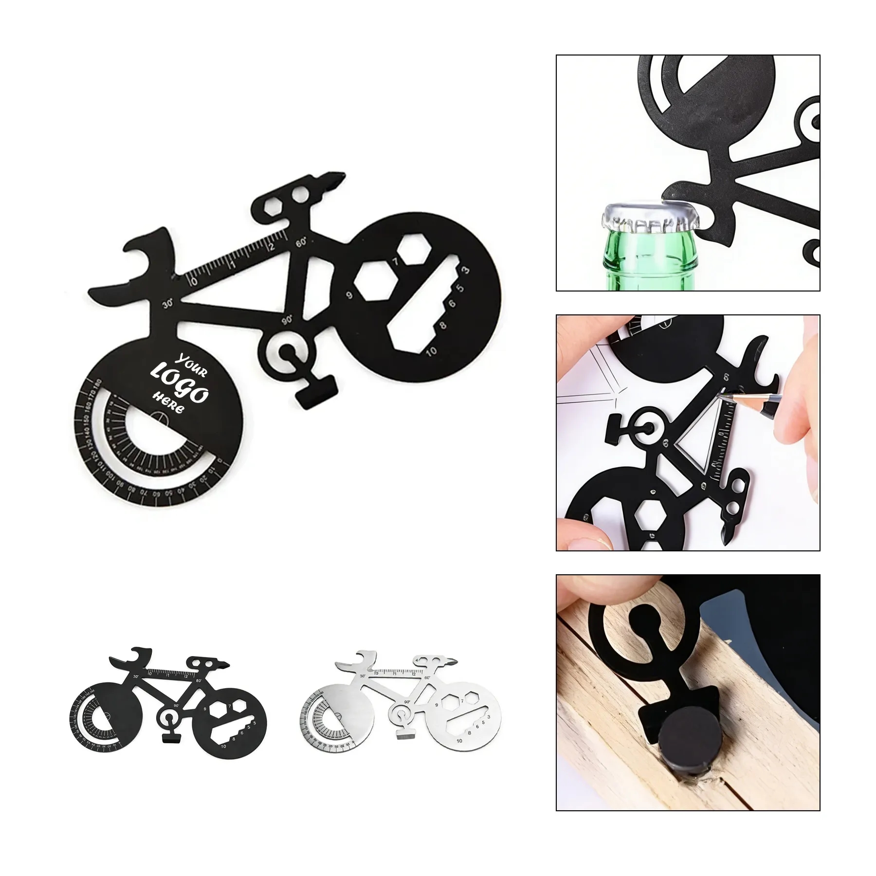 Premium Bicycle Shape Stainless Steel Pocket Tool