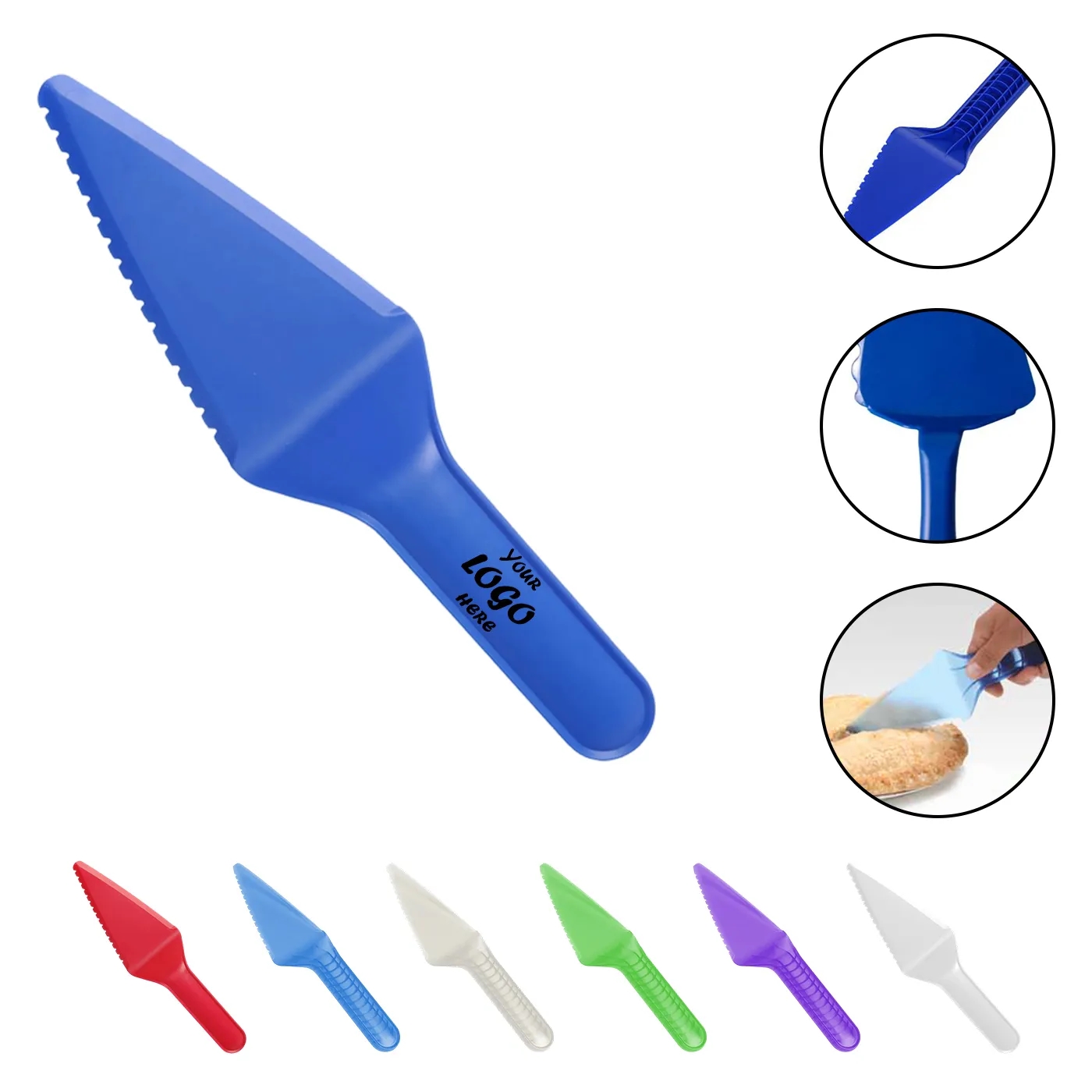 Reusable Pie And Cake Serving Tool With Serrated Edge