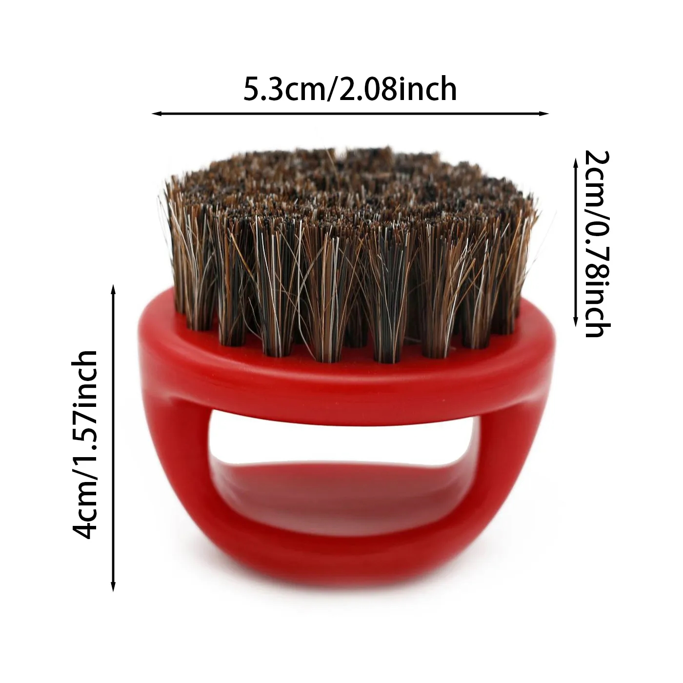 Portable Ring Beard Brush For Travel And Daily Care - Image 2