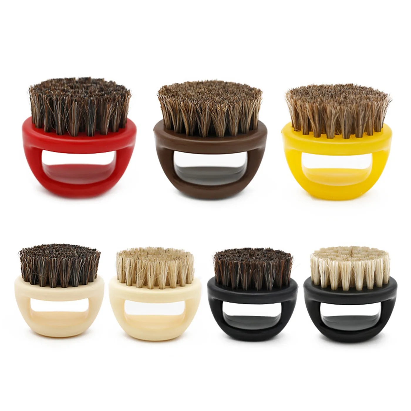 Portable Ring Beard Brush For Travel And Daily Care - Image 3