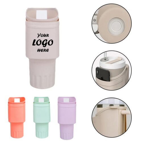 Premium Silicone Tumbler Boot Carrier Sleeve With Strap