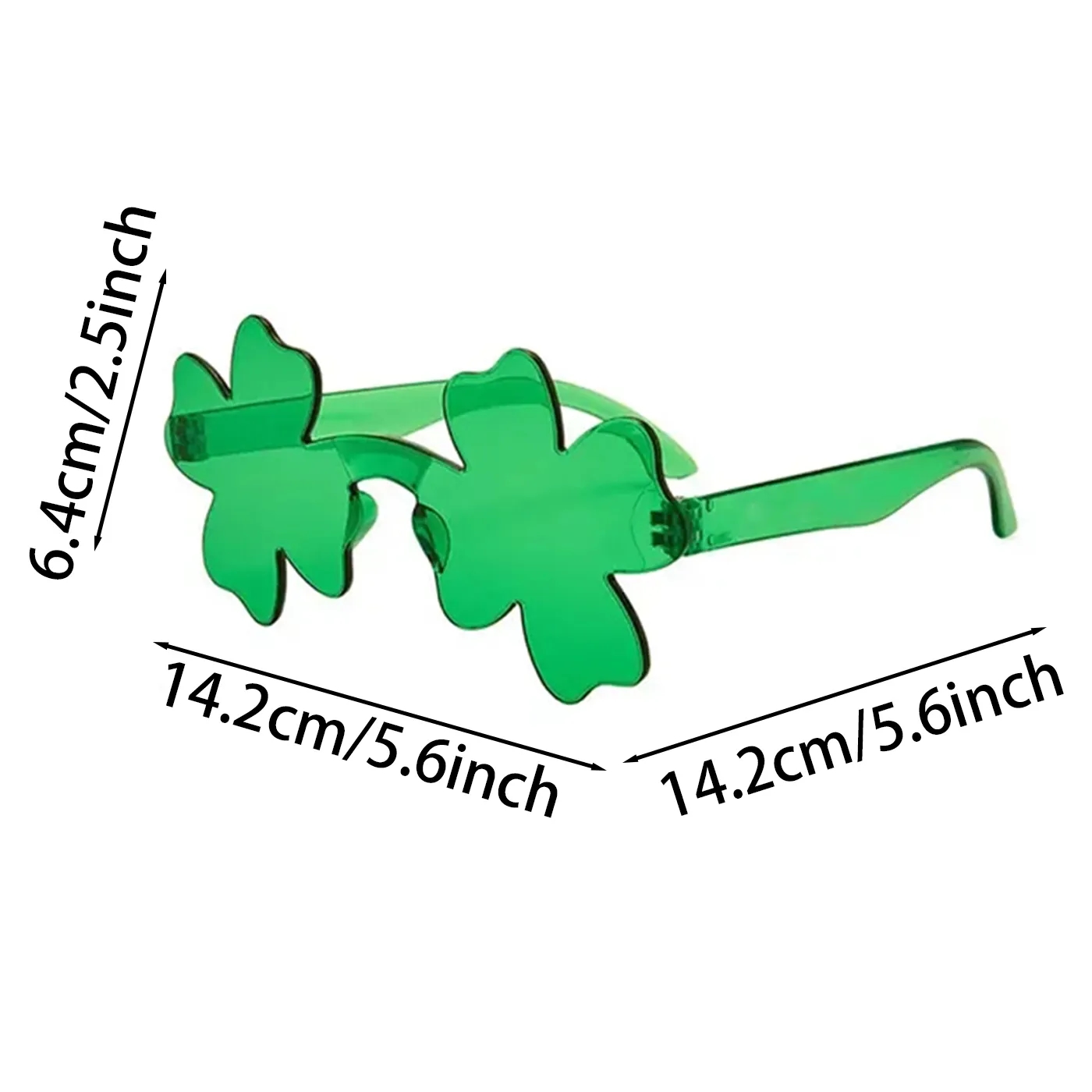 Festive Clover Glasses For St. Patrick's Day Events - Image 2