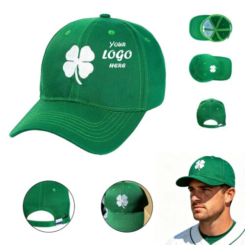Premium Shamrock Baseball Cap For St. Patrick's Events