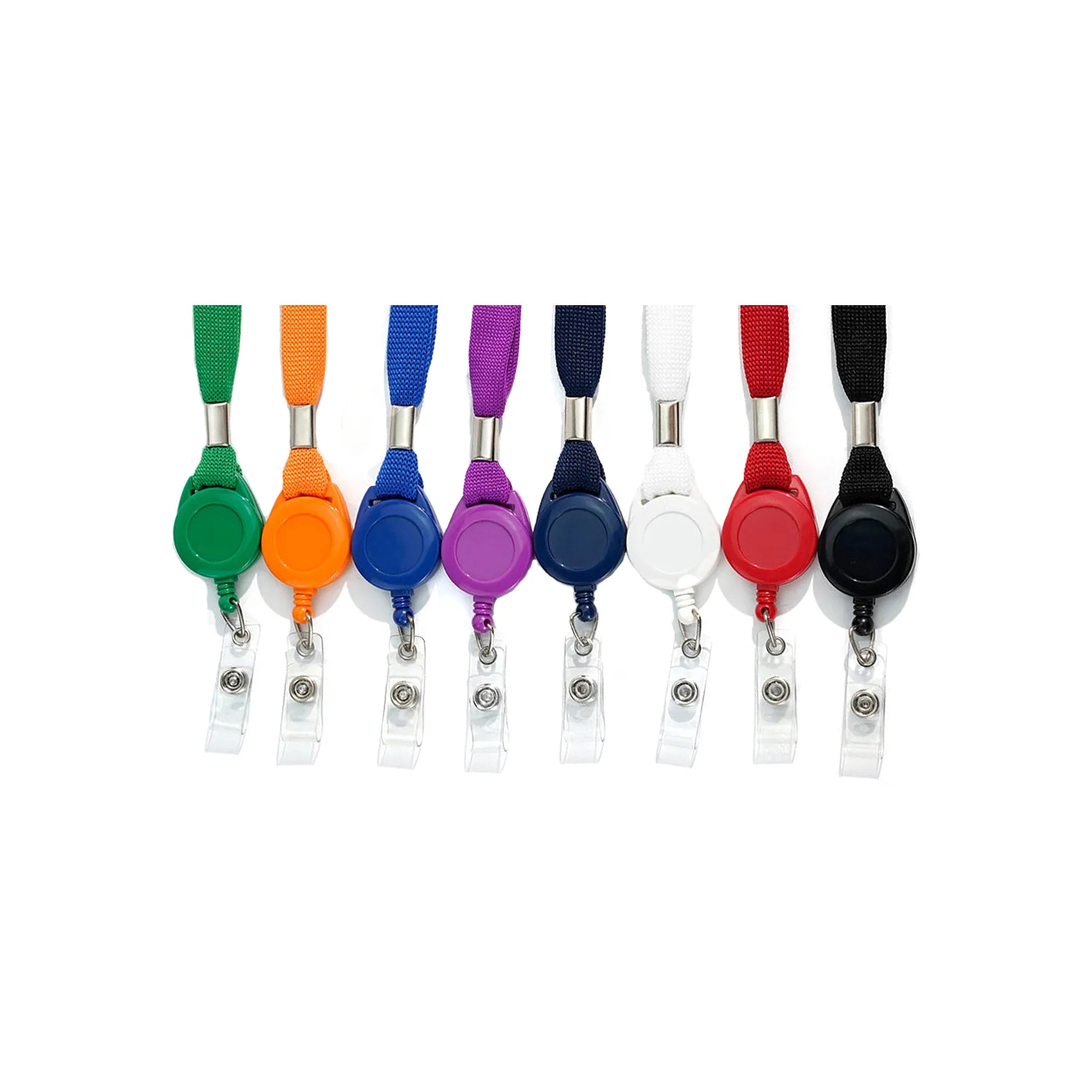 3/4" Polyester Retractable Breakaway Badge Reel Lanyard - Image 3
