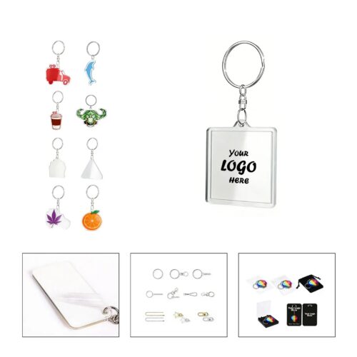 Premium Custom Acrylic Keychain With Full Color Print