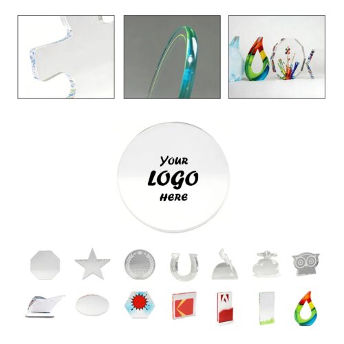 10 Sq In Acrylic Award Plaque With Digital Color Print