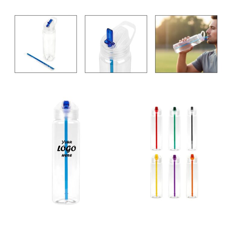 32oz Recyclable Sports Bottle With Flip Lid And Grip