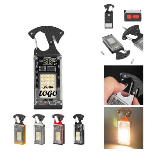 Windproof Lighter With Flashlight And Tool Features