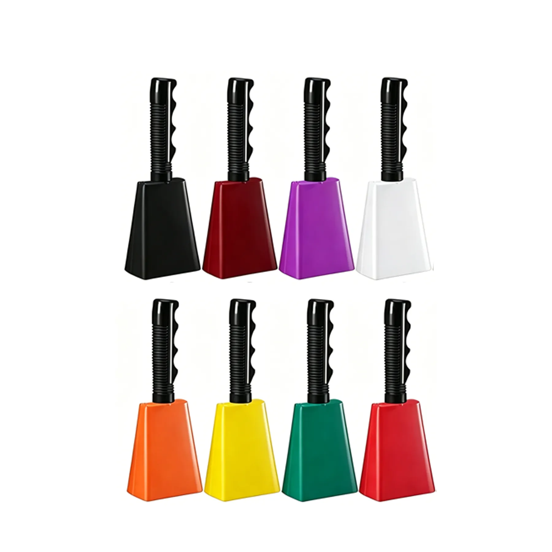 Large Cheer Cowbell With Comfortable PVC Handle Grip - Image 3