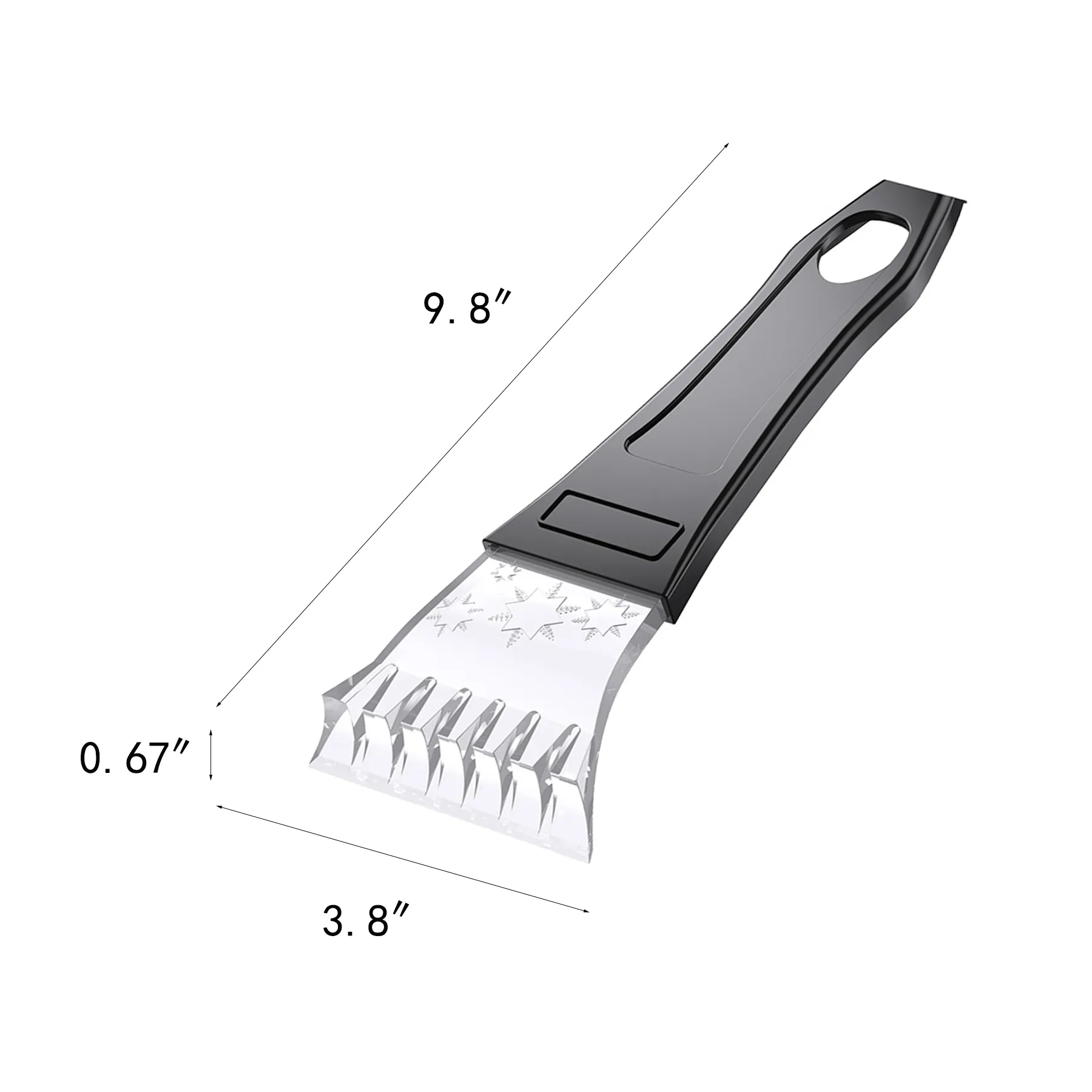 Heavy Duty Multifunctional Car Snow Ice Scraper - Image 2