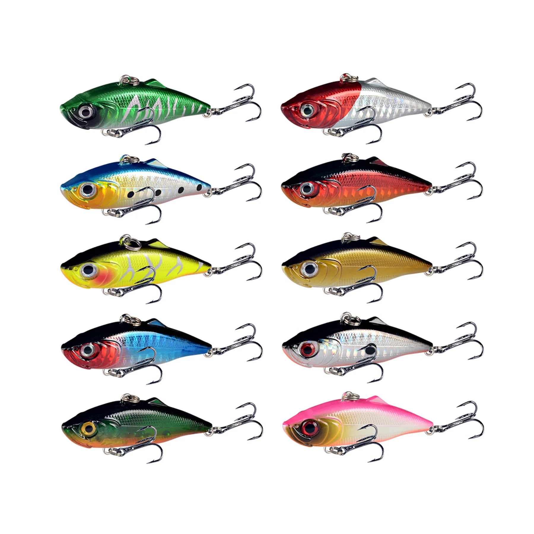 Holographic Diving Minnow Fishing Lure With Hook Bonnet - Image 3