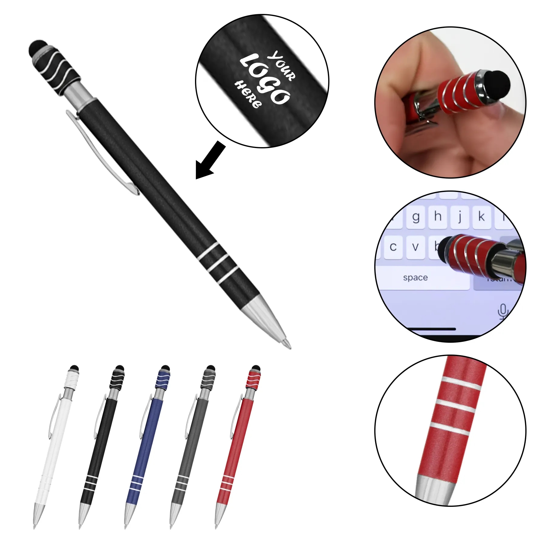 Premium Spin Top Stylus Pen For Focused Desk Use