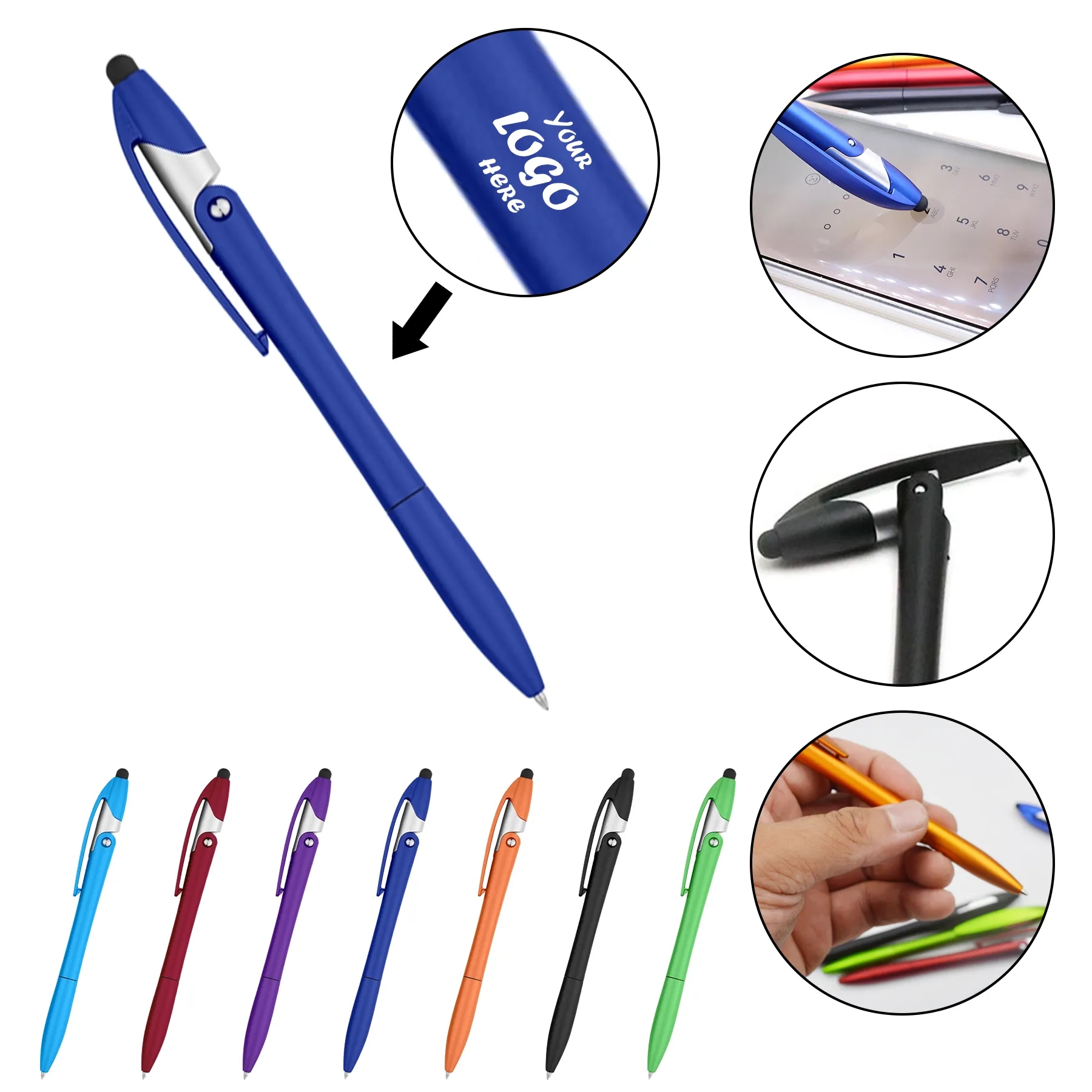 Foldable Stylus Pen With Handy Phone Stand Design