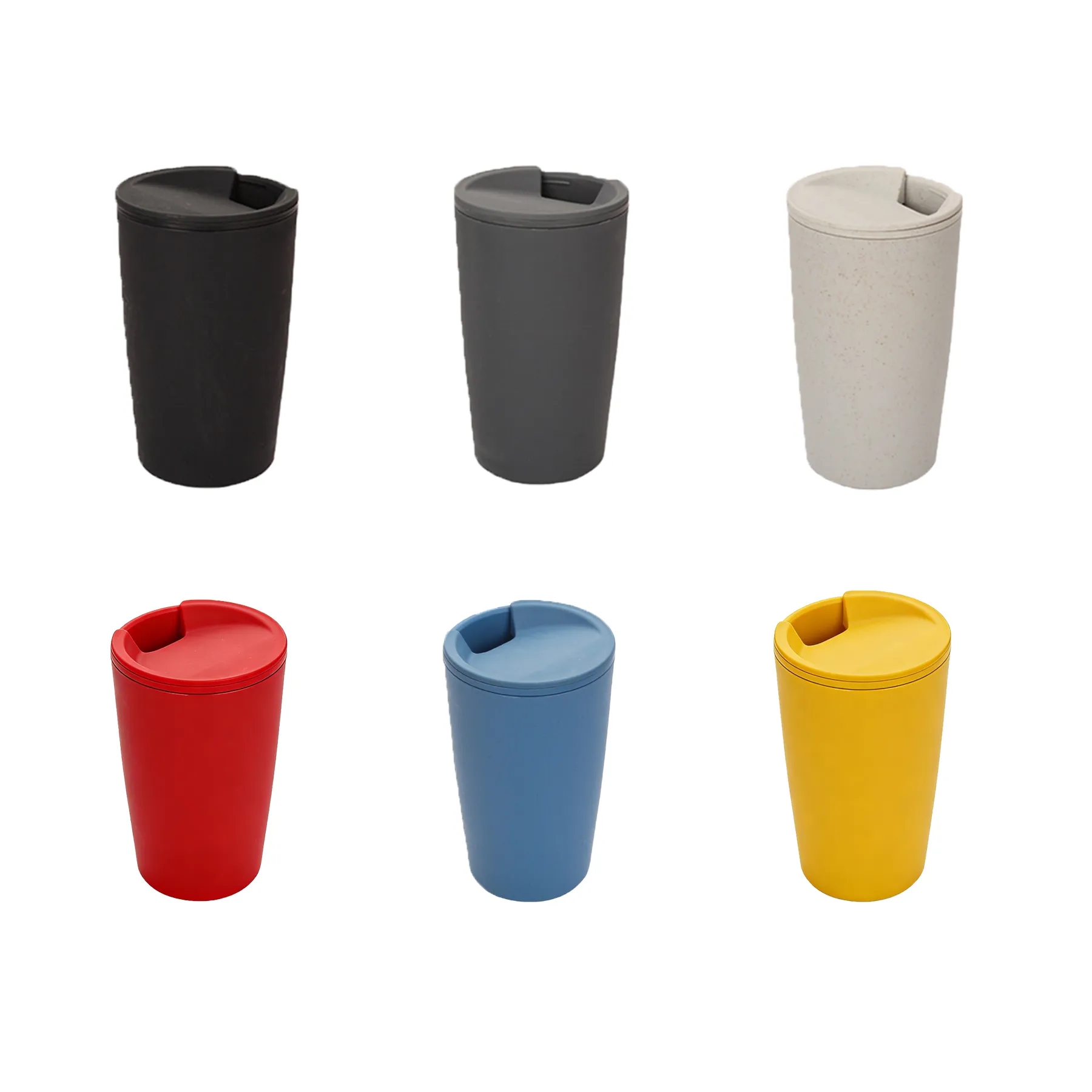 17 Oz Reusable Wheat Straw Coffee Cup With Lid For Travel - Image 3