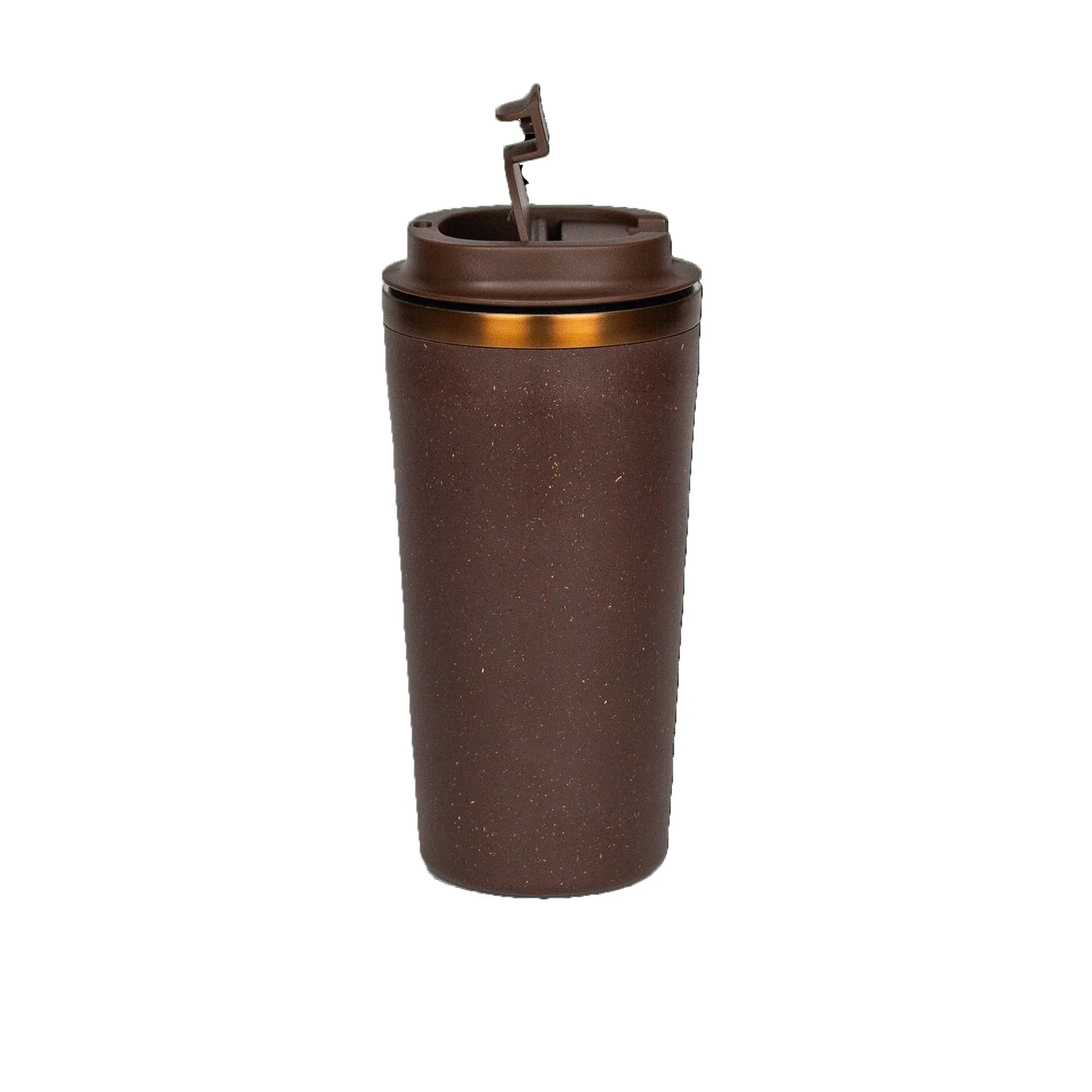 16 Oz Coffee Ground Eco Tumbler With Flip Lid For Travel - Image 3