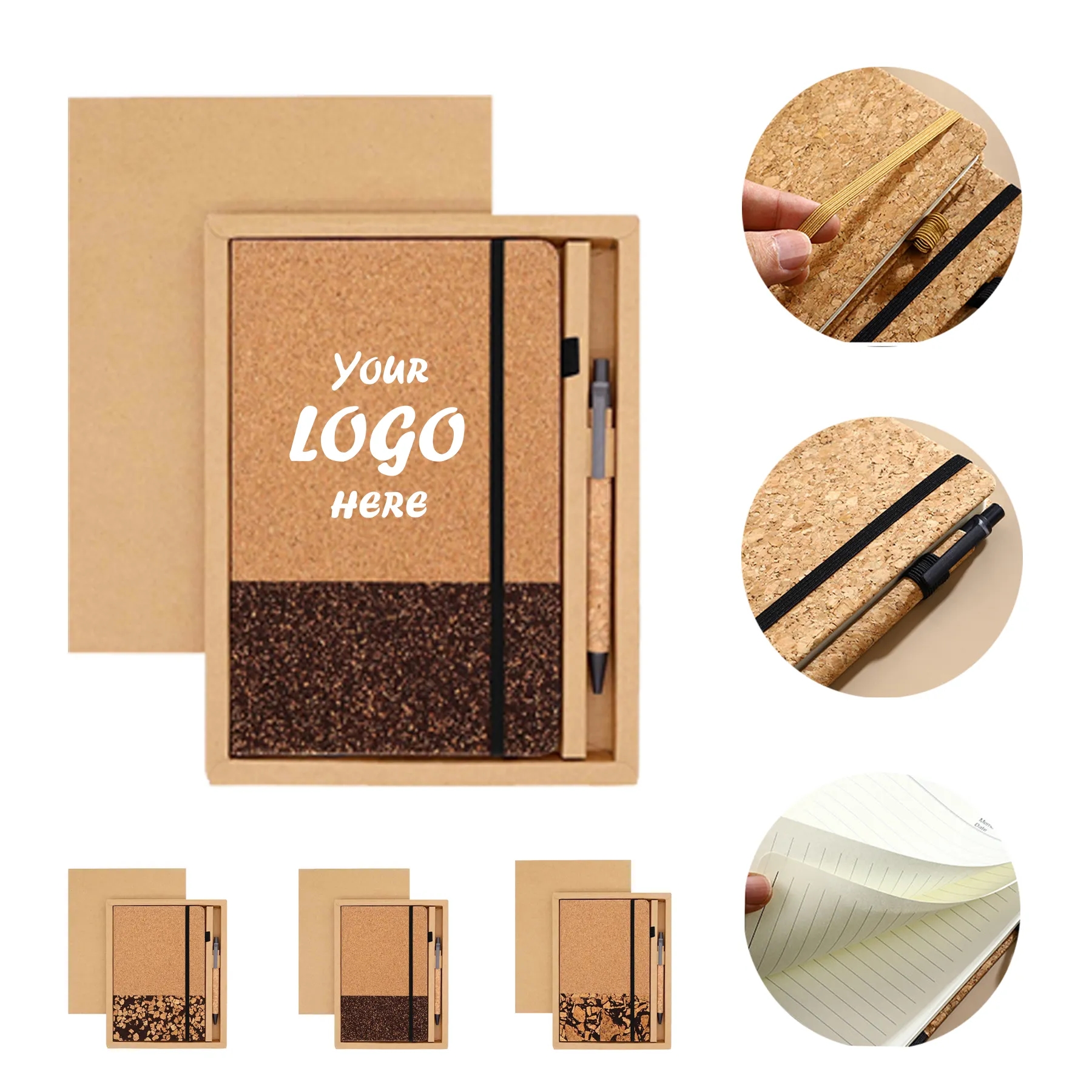 A5 Coffee Grounds Notebook Set For Work School Travel