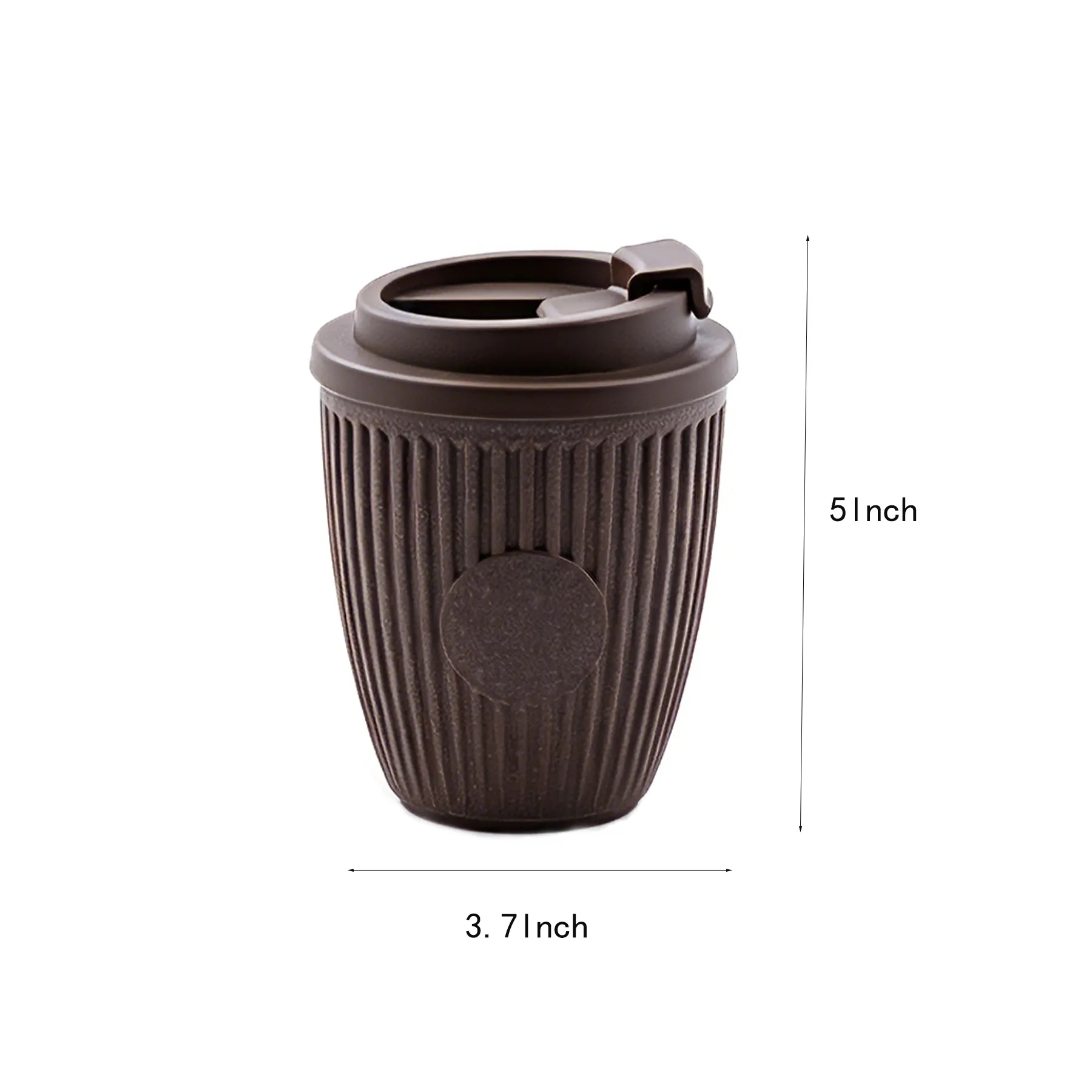 Reusable Coffee Grounds Travel Mug With Secure Lid - Image 2