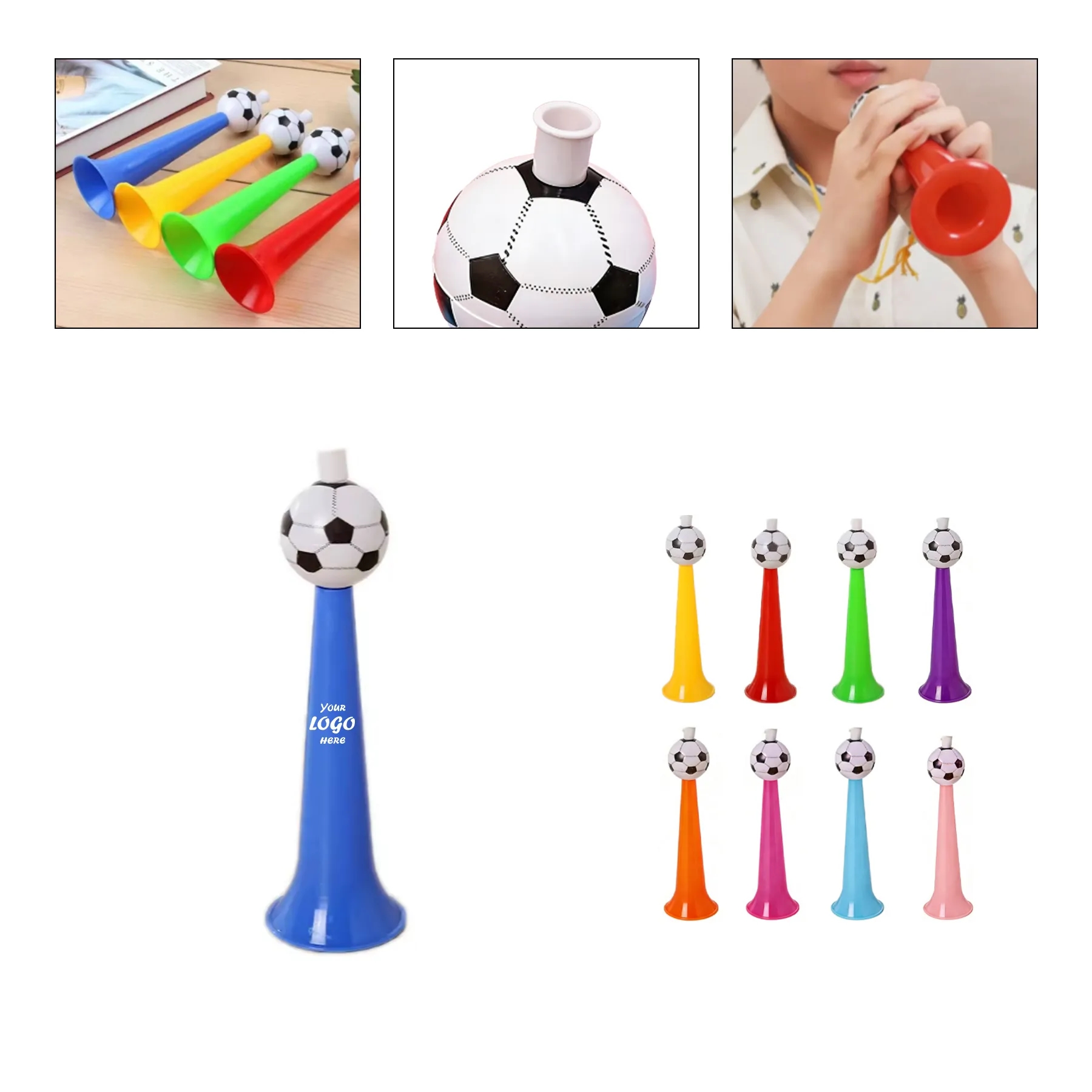 Custom Stadium Fan Horn For Sports Events And Pep Rallies