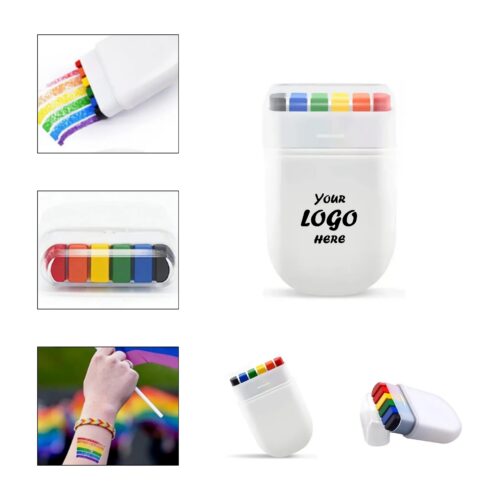 Reusable Rainbow Face Paint Crayons For Party Events