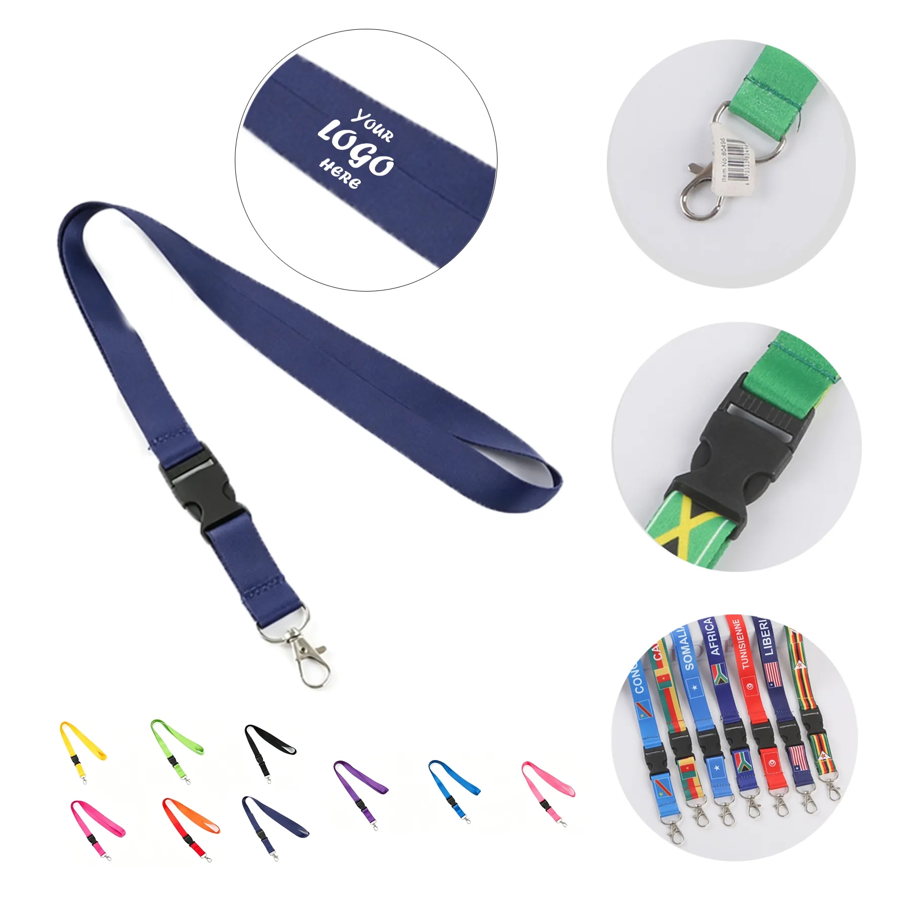 Soccer Tournament Phone Lanyard With Adjustable Strap