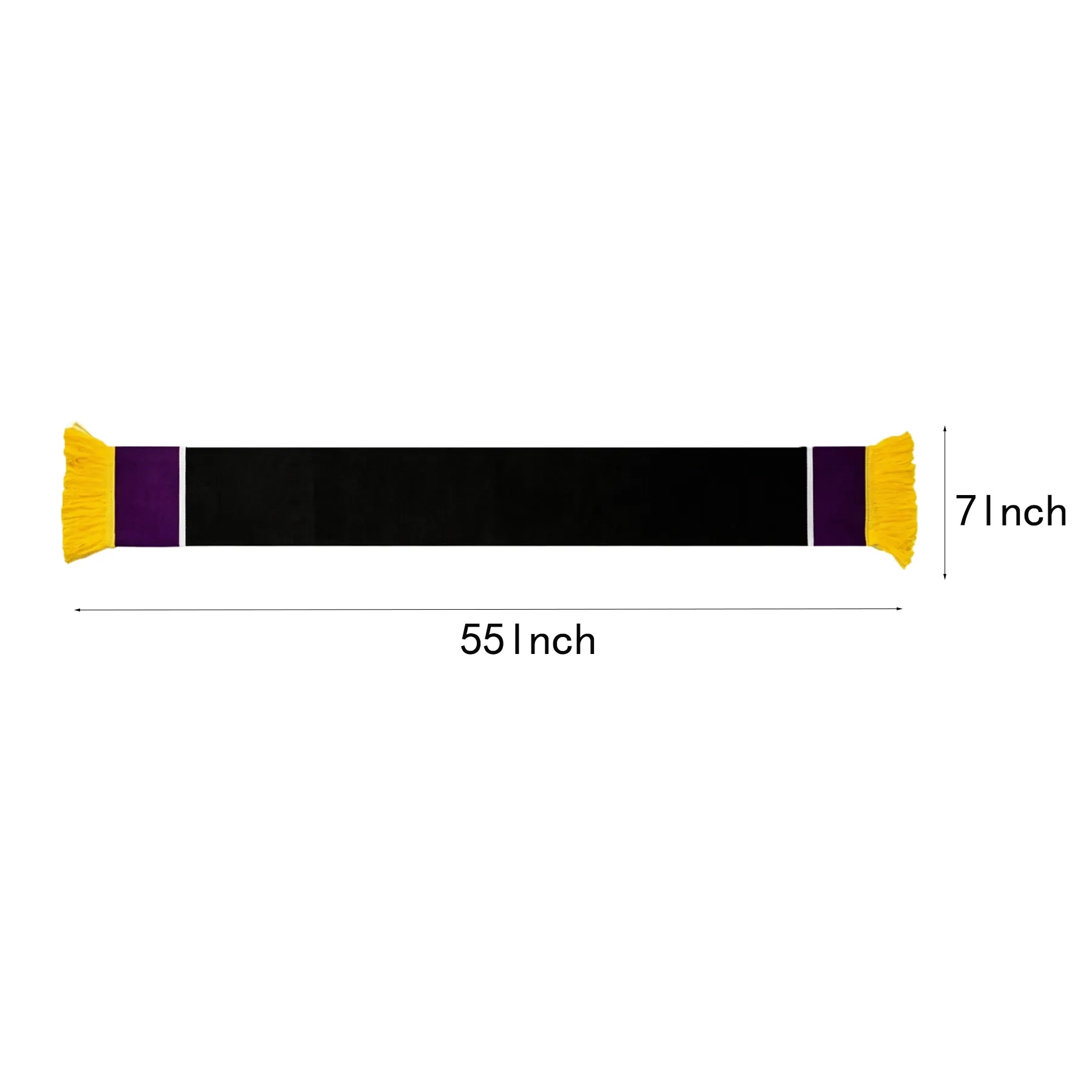 Traditional Knit Soccer Fan Scarf For Winter Games - Image 2