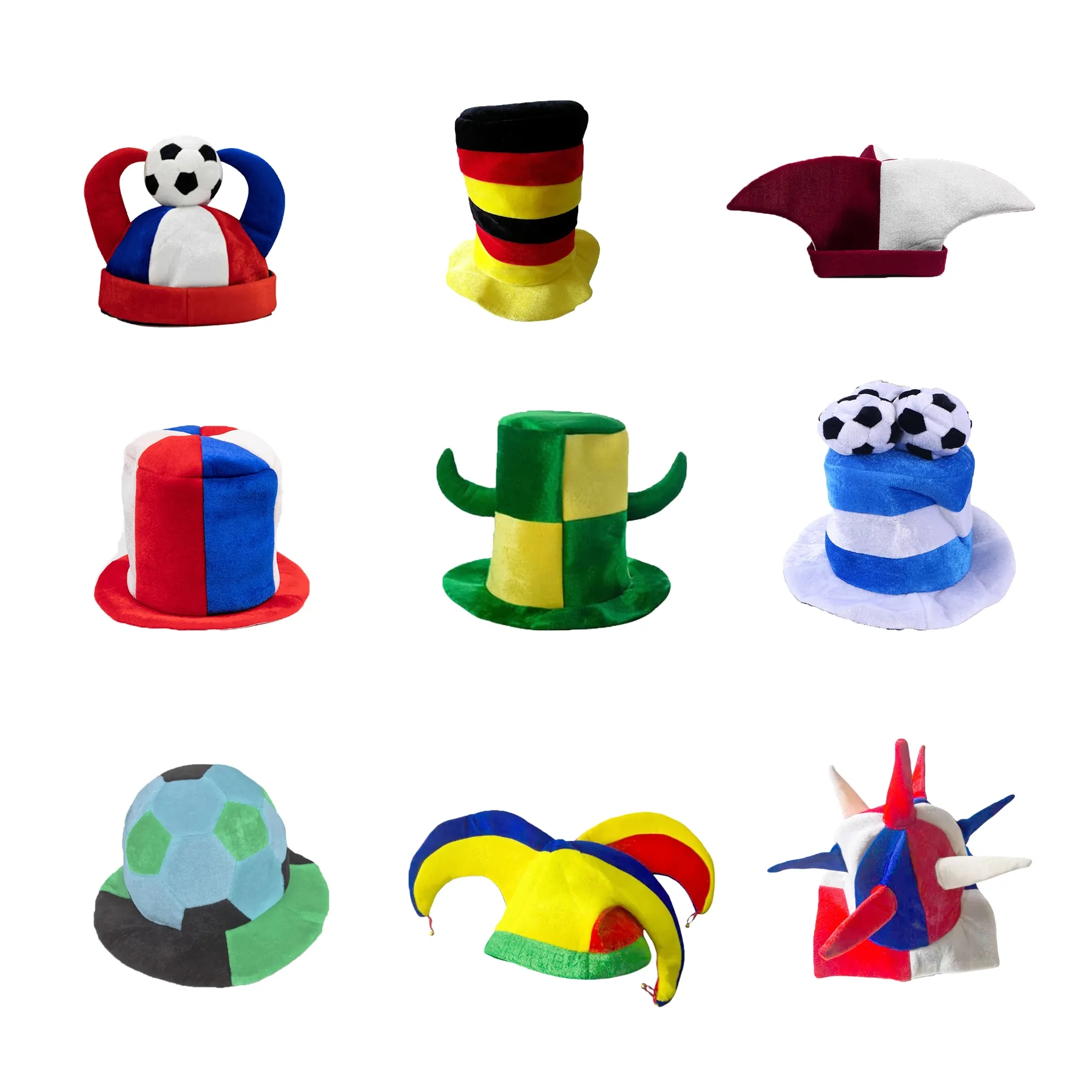 Carnival Soccer Fan Cap For Parties And Game Days - Image 3