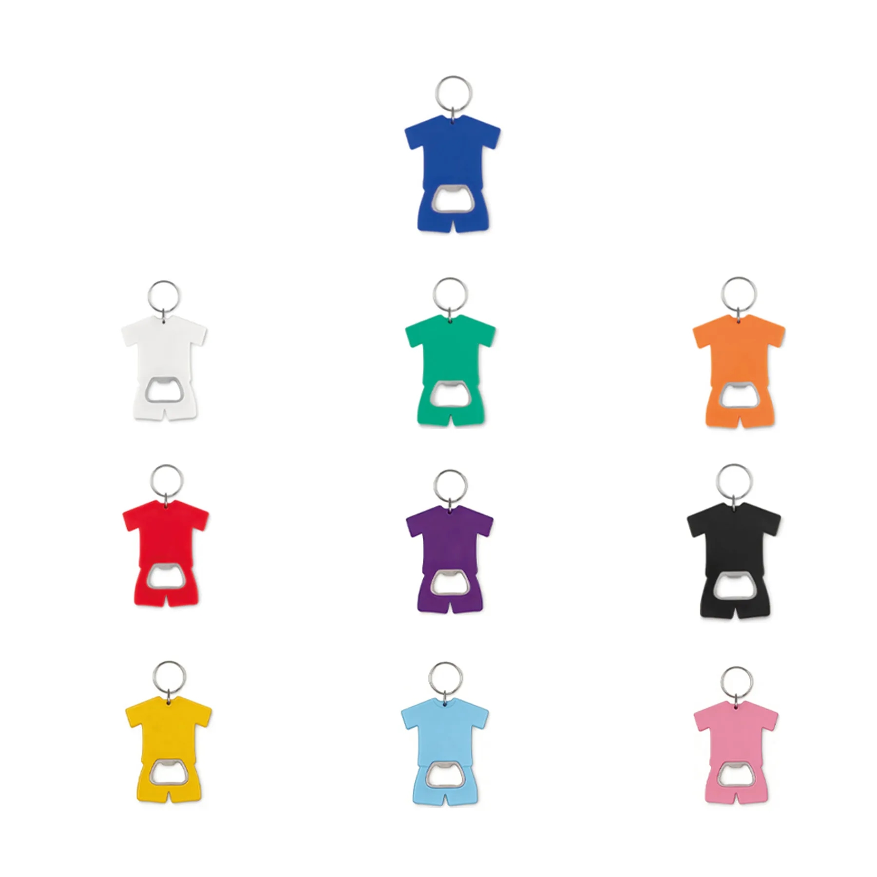 Jersey Shaped Bottle Opener Keychain For Sports Promotions - Image 3