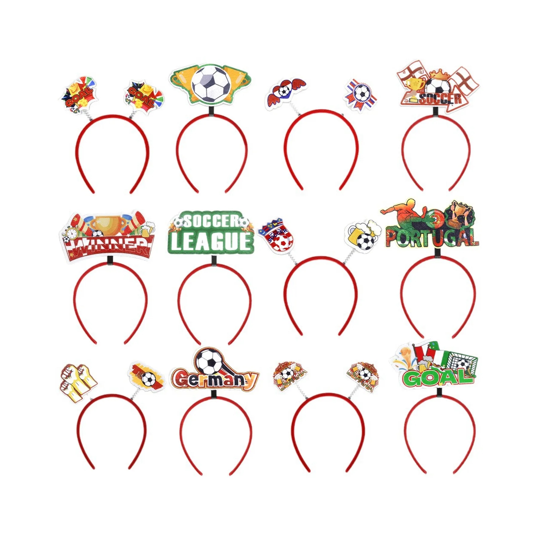 Assorted Soccer Fan Headbands For Party Event Gifts - Image 3