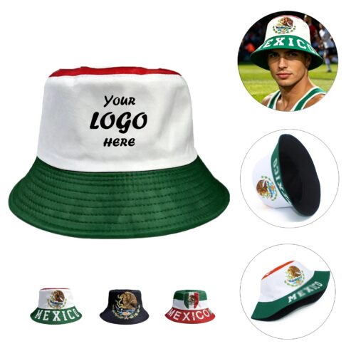 World Cup Bucket Hat Mexican Flag Soccer