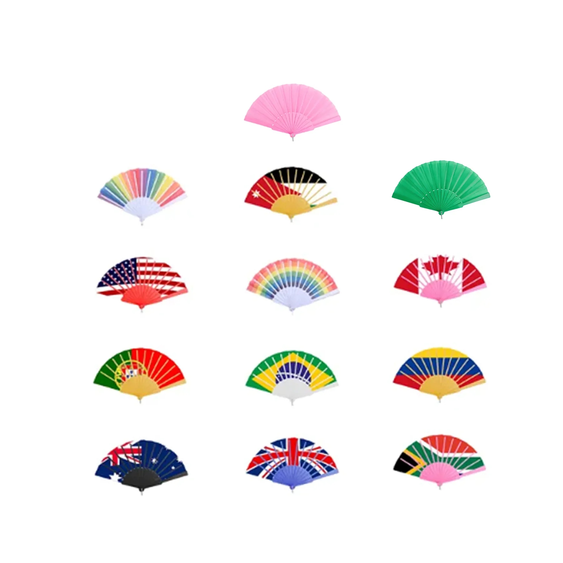 Full Color Folding Hand Fan For World Cup Campaigns - Image 3